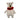 Crocheted Friends - Hanging Christmas White Bear