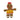 Crocheted Friends - Hanging Christmas Gingerbread Girl