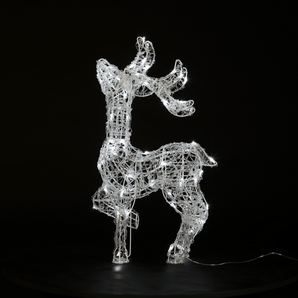 Noma - Tatton Standing Stag 66cm - 80 LEDS Spun Acrylic