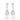 Pure Elegance Glam Teardrop Silver Plated Earrings