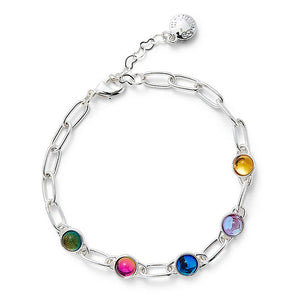 Glam Rox Stylish Silver Plated Bracelet