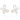 Fresh Water Pearls Bow Silver Plated Stud Earrings