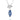 Ceramic Aztec T-Bar Silver Plated Necklace