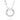 'Te Amo' Silver Plated Circle & Heart Necklace