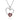 Poppy Sparkle Heart Necklace