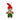 Crocheted Friends - Hanging Christmas Bear in a Green Costume