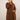 Boucle One Button Coat - Chocolate