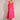 Linen Mix Square Neck Sleeveless - Fuchsia