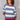 Woollen Striped Tri Colour Jumper - Blue Jeans