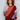 Asymmetric Woollen Striped Knit Jumper - Wine