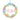 Wood Hanging Dec 12cm - Pastel Floral 'Mum' Wreath