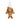 Keeleco Enchanted World Brown Bunny Bag Charm 14cm