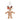 Keeleco Enchanted World Deer Bag Charm 14cm