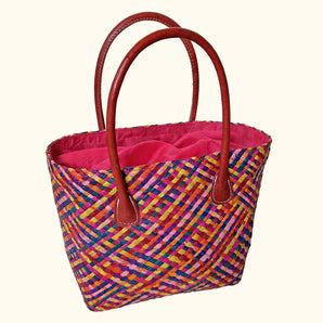Camille Tote Bag - Multicolour Pink