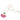 Fuchsia and Mint Deco Necklace