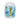 Blue Poppy Glass Bud Vase