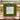 Vintage 4x4 Square Frame on Green Mount