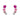 Indulgence - Rhodium Pink Crystal Stud Earrings