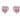 Indulgence - Rhodium Pink CZ Crystal Heart Earrings