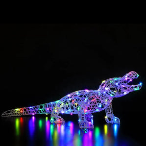 Noma - Long Colour Changeable Wire Frame Crocodile with Remote - 1.1M