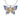 Indulgence - Rhodium Green Blue Pink Butterfly Necklace