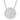 Indulgence - Rhodium Crystal Circle Necklace