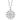 Indulgence - Rhodium CZ Flower Bee Necklace