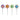 Metal Spinner Flower Stakes Assorted