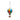 Small Solar Hot Air Balloon - Blue & Gold