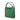 Reusable Shopping Bag - Teal Highland Cow