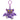Gus Fink Plush Clip - Boris The Bat Purple