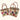 Flower Stem Tote Bags Medium - Natural