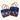Flower Stem Tote Bags Medium - Navy