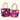 Circles Tote Bags Medium - Hot Pink