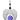 Birthstone Angel Wing - Amethyst