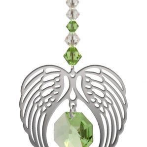 Birthstone Angel Wing - Peridot