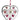 Pure Radiance - Heart of Hearts - Deep Rose - Large