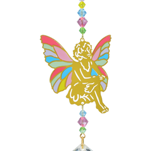 Crystal Dreams - Sitting Fairy - Confetti