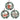 Christmas Decoration - Holly & Ivy Wreath with Animals Wood Fretwork