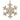 Christmas Decoration - Acrylic Hanging Gold 6-Point Snowflake