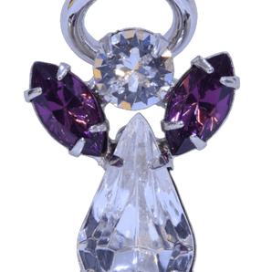 Guardian Angel Pin - Amethyst