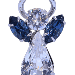 Guardian Angel Pin - Blue Zircon