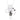 Monochrome Butterfly Silver Plated Necklace