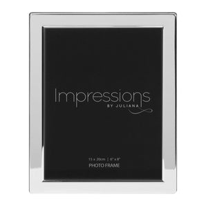 Silverplated Photo Frame Flat Edge - 6" x 8"