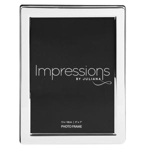 Silverplated Photo Frame Flat Edge - 5" x 7"