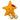 Christmas Shelf Sitter - Yellow Star with Red Bow