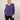 V-Neck Jumper - Aubergine