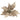 Gold Poinsettia with Gold Sequins Pick