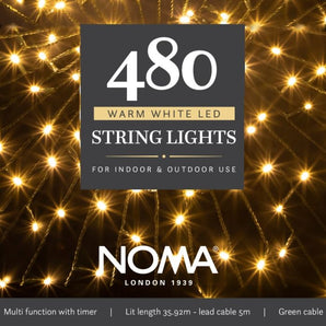 Noma - 480 Warm White Multifunction String Lights