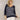 Striped Light Knit Top - Navy